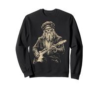 Leonardo da Vinci Zombie Tocando la Guitarra Renacimiento Italiano Sudadera