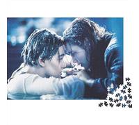 Leonardo Dicaprio Puzzles Imposible,desafío para Adultos Titanic Leonardo Película Juego Educativo 1000 Piezas Obra De Arte De Juego De para Adultos, Regalos A Partir De 14 Años 1000pcs (75x50cm)