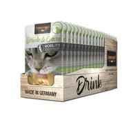 Leonardo Drink & Care Mobility con Pollo Sobres de Comida Húmeda para Gatos - 20 unidades x 40 gr