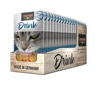 Leonardo Drink Sopa de Salmón Snacks para Gatos - 20 Sobres x 40 gr