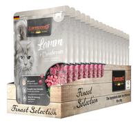LEONARDO Alimento completo húmedo sin cereales para gatos Pato y Queso 16x85 g