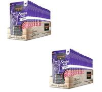 Leonardo Finest Selection Senior Ternera Pura | Pack Doble | 2 x 16 x 85 g | Comida húmeda para Gatos Mayores | Rica en Ternera magra | Solo una Fuente de proteína Animal | Sin Cereales