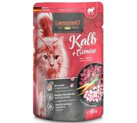 Leonardo Finest Selection Ternera y Verdura Sobre para Gatos 85 gr
