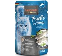 Leonardo Finest Selection Trucha y Menta Gatuna Sobre para Gatos 85 gr