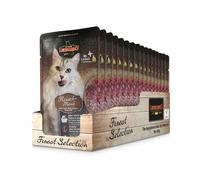 Leonardo Bolsas Alimento completo húmedo sin cereales para gatos Menú Carne 16x85g