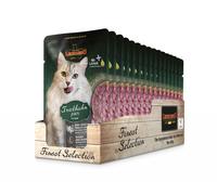 Leonardo Selección Pavo Puro – Comida húmeda para gatos adultos – 16 x 85 g