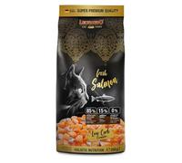 Leonardo Fresh Salmon [250g] Alimento para Gatos con 85% de Carne Fresca | Completo para Gatos Adultos de Todas Las Razas a Partir de 1 año de Edad