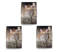 LEONARDO GF Maxi Adult | Paquete Triple | 3 x 300 g | Alimento seco para Gatos Grandes Adultos | Recomendado para intolerancias alimentarias | Forma de croqueta Extra Grande