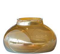 Leonardo Home 018649 Poessia - Jarrón (cristal, 9,3 cm), color dorado