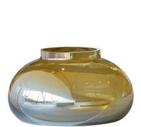 Leonardo Home 018650 POESIA - Jarrón de cristal (14 cm), color dorado