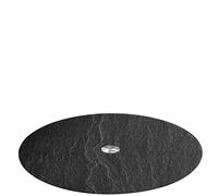 Leonardo Home 018700 Turn - Bandeja (32,5 cm, cristal), color negro