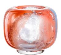 Leonardo Home Cipria Due 047507 Jarrón Decorativo con Degradado de Color, 13 cm, diseño artístico para Salones, jarrón de Cristal para Ramos, Altura 19,5 cm, Multicolor