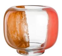 Leonardo Home Cipria Due 047508 Jarrón Decorativo con Degradado de Color, 17 cm, diseño artístico, jarrón de Cristal para Ramos, Altura 26 cm, Multicolor