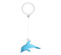LEONARDO HOME Delfin 059061 Leonardo MARE - Figura decorativa (cristal, 7,5 cm, 6 cm), color azul