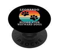 Leonardo Home For Wayward Dogs Apellido PopSockets PopGrip Adhesivo