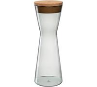 LEONARDO HOME FORMA X Dose • 1 pieza • Tarro con tapa de corcho • Lata moderna • Recipiente hermético • Caja de almacenamiento con apertura ancha • aspecto elegante • Altura 30,5 cm • Gris • 055234