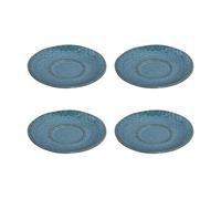 LEONARDO HOME Matera Juego de 4 platillos de cerámica (15 cm), Color Azul