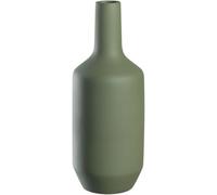 LEONARDO HOME Milano 026821 - Jarrón de cerámica, 1 Unidad, Moderno jarrón Decorativo para Ramos de Flores, Elegante jarrón de Flores, Atractivo como decoración, Altura 40 cm, Verde