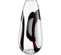 LEONARDO HOME OCCHI Bianchi 055296 Jarrón de diseño en Blanco y Negro, 8 cm, Accesorio para el hogar para decoración de Mesa Moderna, Elegante para Flores, Altura de 37 cm, Multicolor