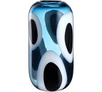 LEONARDO HOME Occhi BLU Jarrón 1 Pieza Arte Hecho a Mano Lleno de Pasión Elegante Florero de Belleza Única Arte para el Hogar Altura 33,6 cm Azul 047510