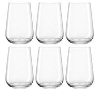 LEONARDO HOME Paladino 066312 - Juego de 6 vasos de agua aptos para lavavajillas (cristal, 370 ml)