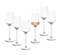 LEONARDO HOME PUCCINI 069607 - Juego de 6 vasos de grappa, diseño atemporal, forma delgada, para grappa y digestivo, aspecto moderno, apto para lavavajillas, con sonido, 120 ml
