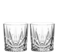 LEONARDO Il Mondo Old Fashioned Whisky Vasos Juego de 2 vasos con aspecto facetado, acabado de alta calidad, contenido 220 ml, apto para lavavajillas, 2 vasos de whisky transparentes