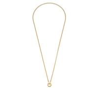 Leonardo Jewels 018389 Paola - Collar con clip y mezcla, color dorado, 70 cm, Acero inoxidable, No es una piedra preciosa