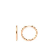 Leonardo Jewels Alida Beauty's - Pendientes de aro de oro rosa, 2 cm, Acero inoxidable, Sin piedras preciosas