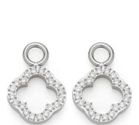 Leonardo Jewels Beauty's Norma 023529-1 par de colgantes de acero inoxidable plateado para pendientes de aro para mujer, Eine Größe, Acero inoxidable, No es una piedra preciosa