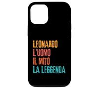 Leonardo L'Uomo Il Mito La Leggenda Festa di Compleanno Carcasa para iPhone 12/12 Pro