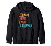 Leonardo L'Uomo Il Mito La Leggenda Festa di Compleanno Sudadera con Capucha