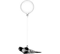 Leonardo Mare 059066 - Adorno de cristal para acuario, diseño flotante, color negro, 3 x 8,2 x 2,5 cm (alto x ancho x profundidad)