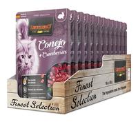 Leonardo Menú de Conejo y Arándanos Sobres para Gatos - 16 unidades x 85 gr
