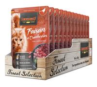 Leonardo Menú Faisán y Arándanos Sobres para Gatos - 16 unidades x 85 gr