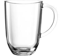 Leonardo Napoli 024203 - Juego de tazas de café (1 unidad, aptas para lavavajillas, con asa, apta para microondas, 380 ml)