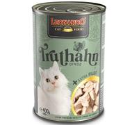 Leonardo Pavo Extra Filete Lata para Gatos 6 x 400 gr