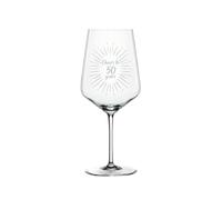 Leonardo Puccini Vaso de vino 560 ml con grabado Cheers to 50 años - Regalo de 50 cumpleaños - Ide regalo para cumpleaños redondos, bodas, aniversarios, para mujeres, hombres (copa de vino 50)