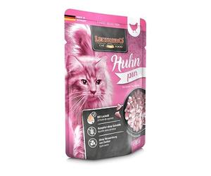 Leonardo pure chicken Finest Selection 85 g alimento completo para gatos adultos de todas las razas a partir de 1 año de edad prácticas raciones