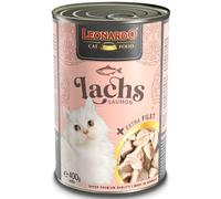 Leonardo Salmón Extra Filete Lata para Gatos 6 x 400 gr
