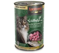 Leonardo Superior Selection Pavo con Trucha y Cranberries Lata para Gatos 6 x 400 gr
