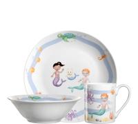 Leonardo Vajilla Infantil Bambini Avventura Sea 3 piezas, Porcelana, Multicolor