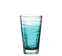 Leonardo Vario Struttura 026833 - Vaso para beber (cristal, 280 ml), color turquesa