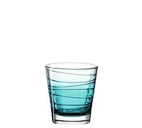 Leonardo Vario Struttura 026839 - Vaso de agua apto para lavavajillas (cristal, 250 ml), color turquesa