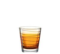 Leonardo Vario Struttura 026841 - Vaso de agua apto para lavavajillas (cristal, 250 ml), color naranja