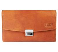 LEONARDO VERRELLI 3000499 - Cartera de camarero unisex (17 x 10,5 x 4 cm), coñac, 17 cm x 10,3 cm x 4,2 cm, Clásico