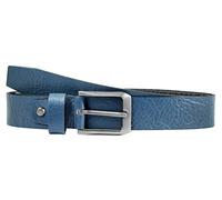 LEONARDO VERRELLI 3100098 - Cinturón de piel para mujer (85-125 cm), color azul, azul, Bundweite: 90 cm - Gesamtlänge: 105 cm