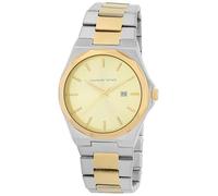 LEONARDO VERRELLI Reloj de pulsera para hombre de acero inoxidable en bicolor, en una longitud de 22 cm, diseño clásico para cualquier hombre