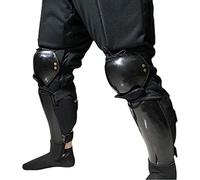 LEONARK Armadura Negra Hema Espinillera Pantorrilleras Protectores Pantorrilleras