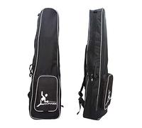 LEONARK Bolsa de Almacenamiento de esgrima para Equipo de Espada, Sable y florete - Mochila portátil para esgrima, Espada, Traje y máscara (Black A)